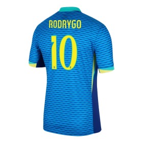 Camisola Brasil Rodrygo 10 2º Equipamento 2024 Manga Curta